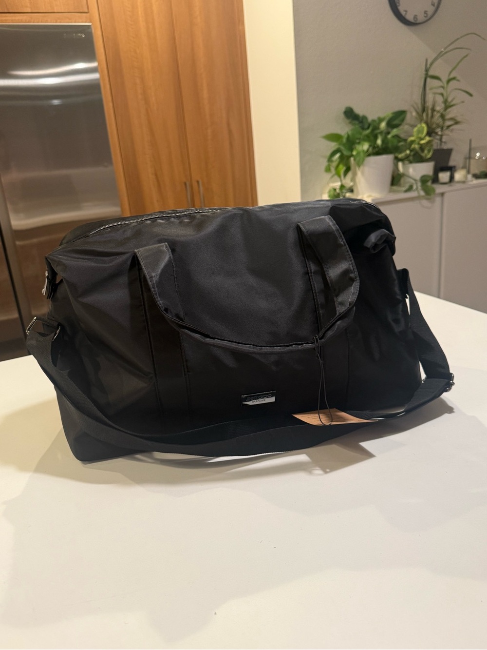 Jimmy Choo Black Men's Duffel Bag with Shoulder Strap